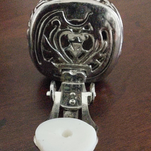 Elegant Pave Crystal Clip Earrings - Picture 3 of 5